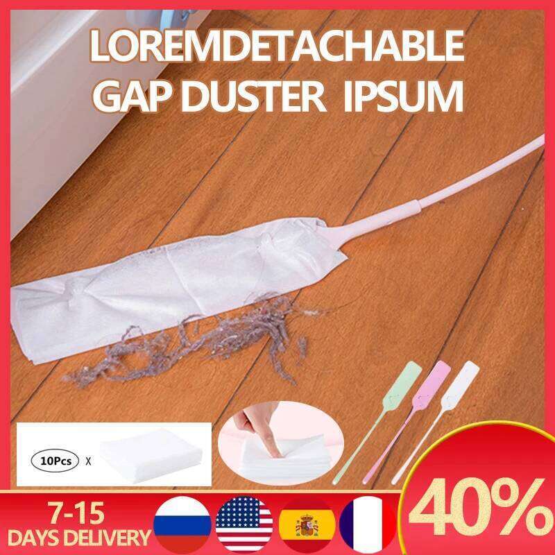 Detachable Gap Duster Lengthen Brush Non-Woven Dust Cleaner for Sofa Bed Furniture Blind Corner Bottom Home Cleaning Tools