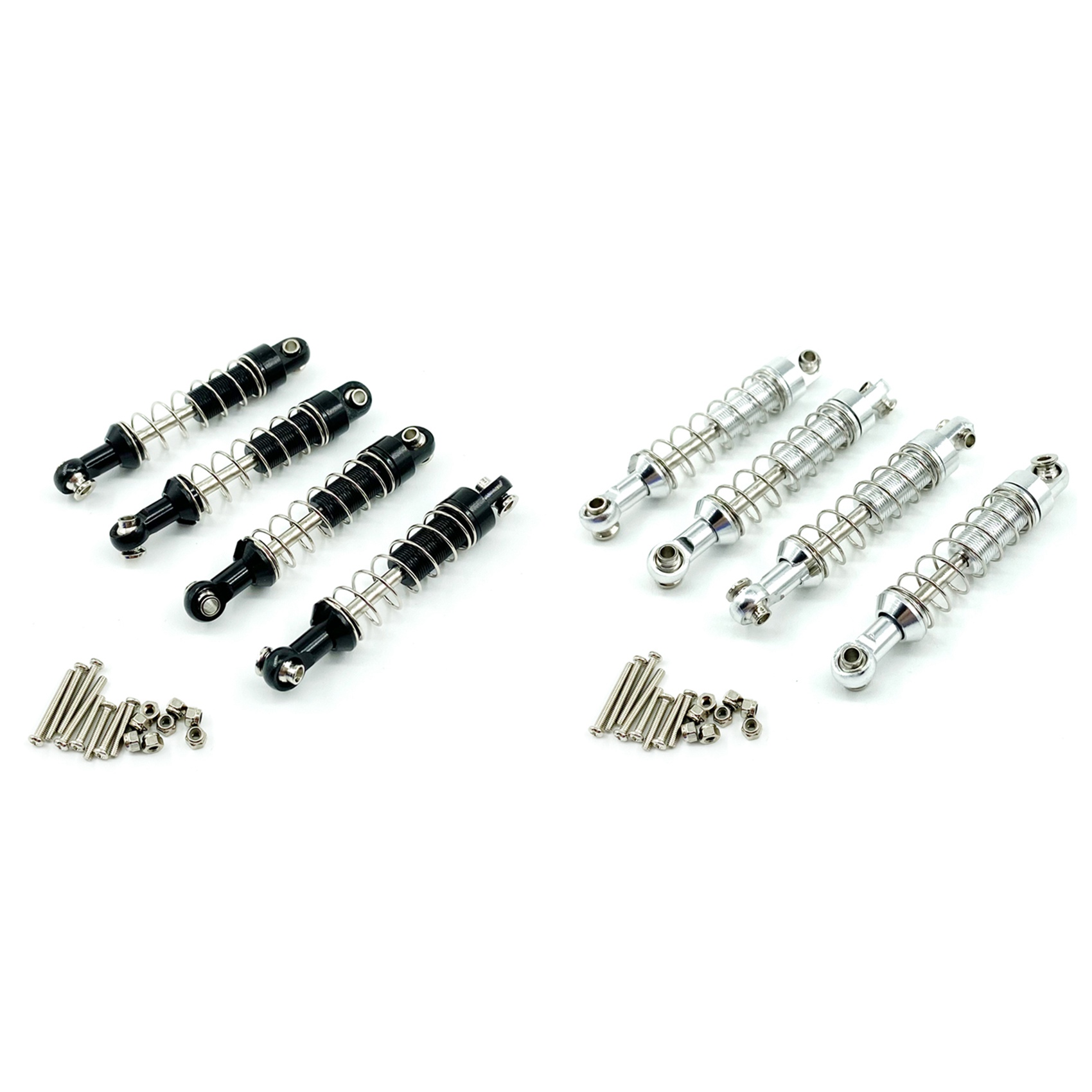NAMUNY 2Set for MN D90 MN-90 MN99S C14 C24 C34 RC Car 4Pcs Metal Damper Upgrade Parts,5 & 3