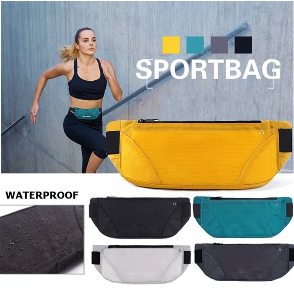 Jogging Three-section Running Waist Bags Breathable Waterproof Marathon Running Bag Belt Bag Lightweight Sports Phone Bag Sports