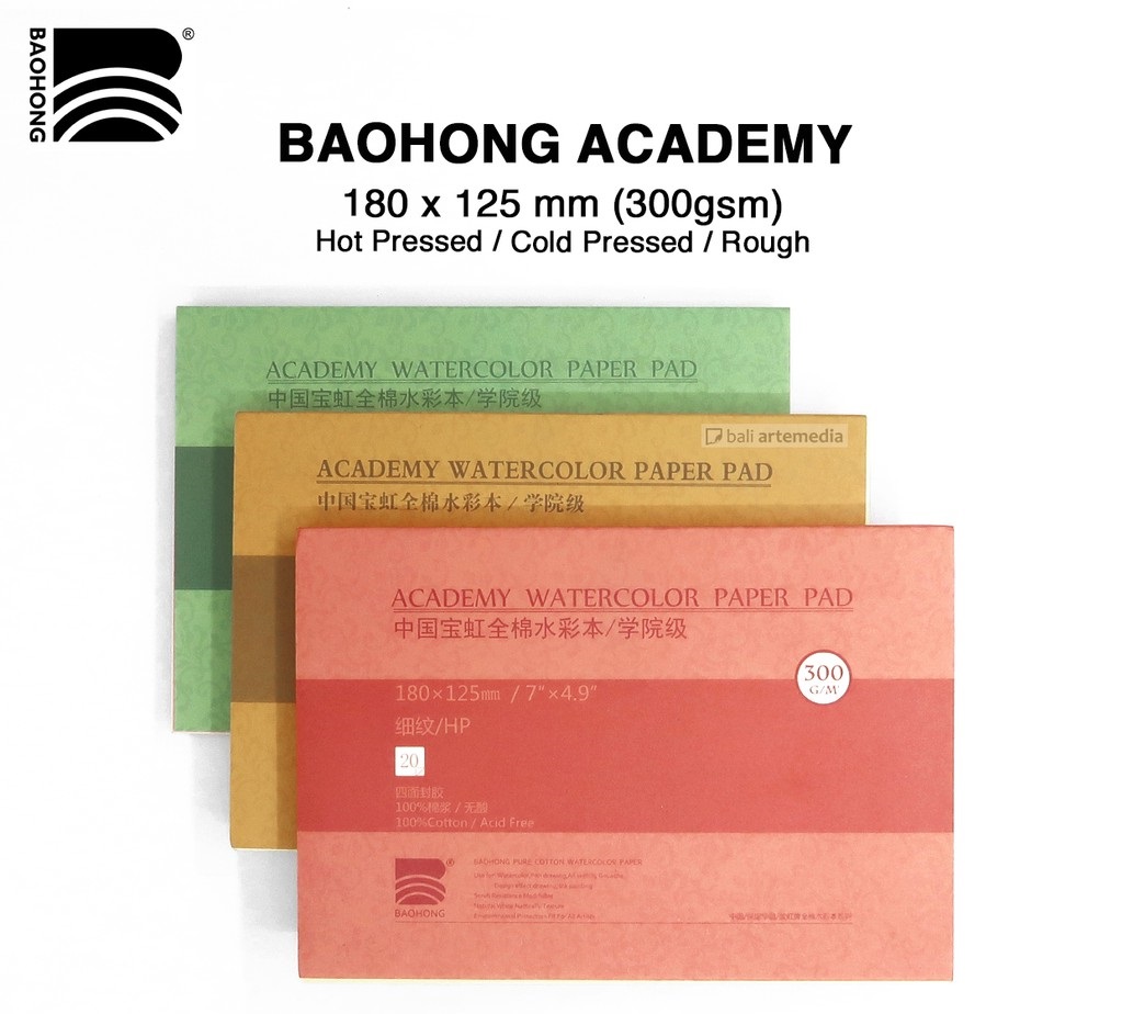 BaoHong Academy Watercolor Paper Roll 300GSM 1150x10 Meters