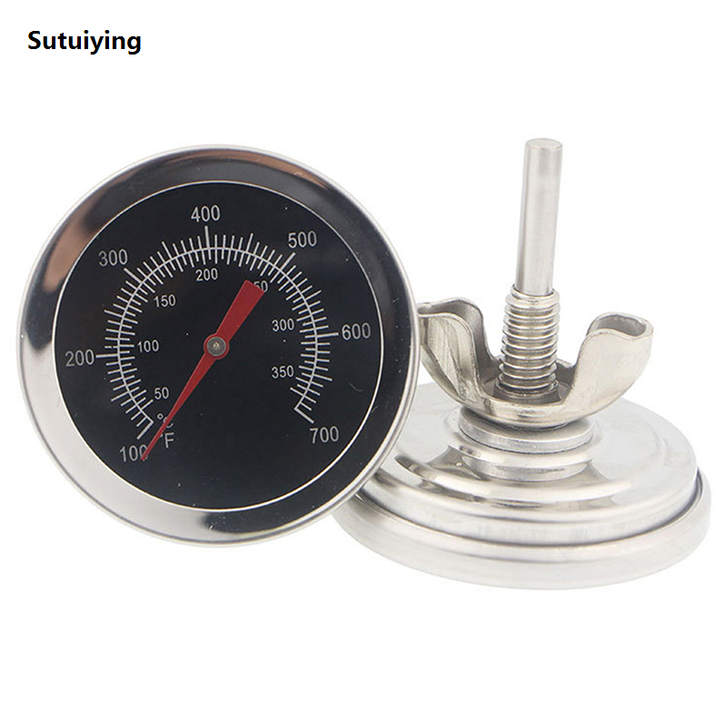 Sutuiying Stainless Steel Oven Thermometers BBQ Bimetallic Profesional Dual Gage 700 Degree Cook Tool