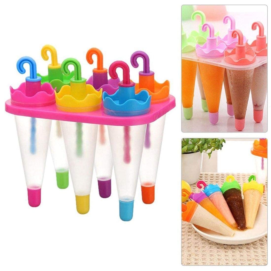 6 In 1 Umbrella Style Ice Candy Stick Ice Cream maker