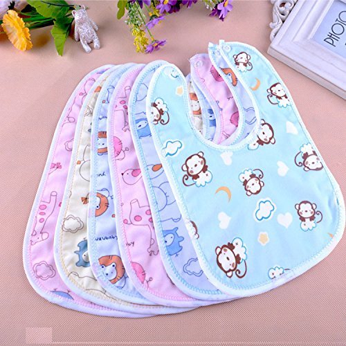 Baby Bib- Babies Apron With Bib (Multicolor) Set Of 2