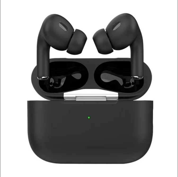 Airpods Pro 2 Gen Bluetooth Charging Pro Pods Super Sound With ANC ENx Noise Cancellation- Black Edition