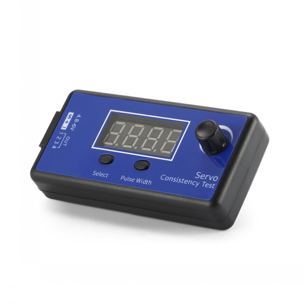 JAERBEE DC Mini 3 Modes Digital Servo/ESC Consistency Tester Steering Gear Measurement for RC Helicopter Airplane Car Tool