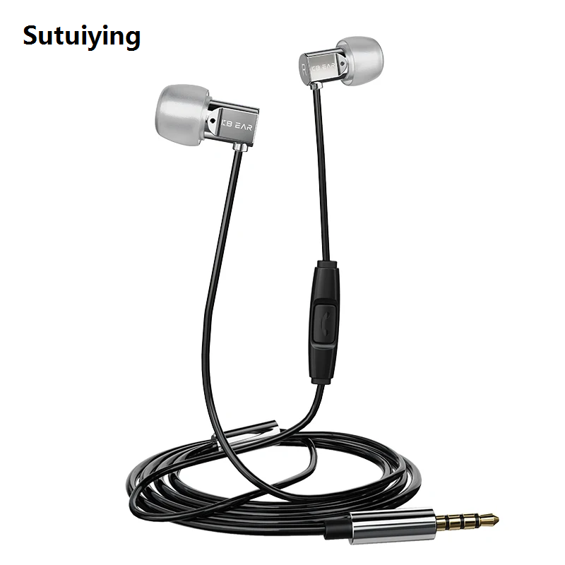 Sutuiying KBEAR Dumpling 6mm Composite Diaphragm Earphone Noise Cancellation 2025 3.5mm Wired Inear Earbud Keephifi Music Sport Headset IEMS