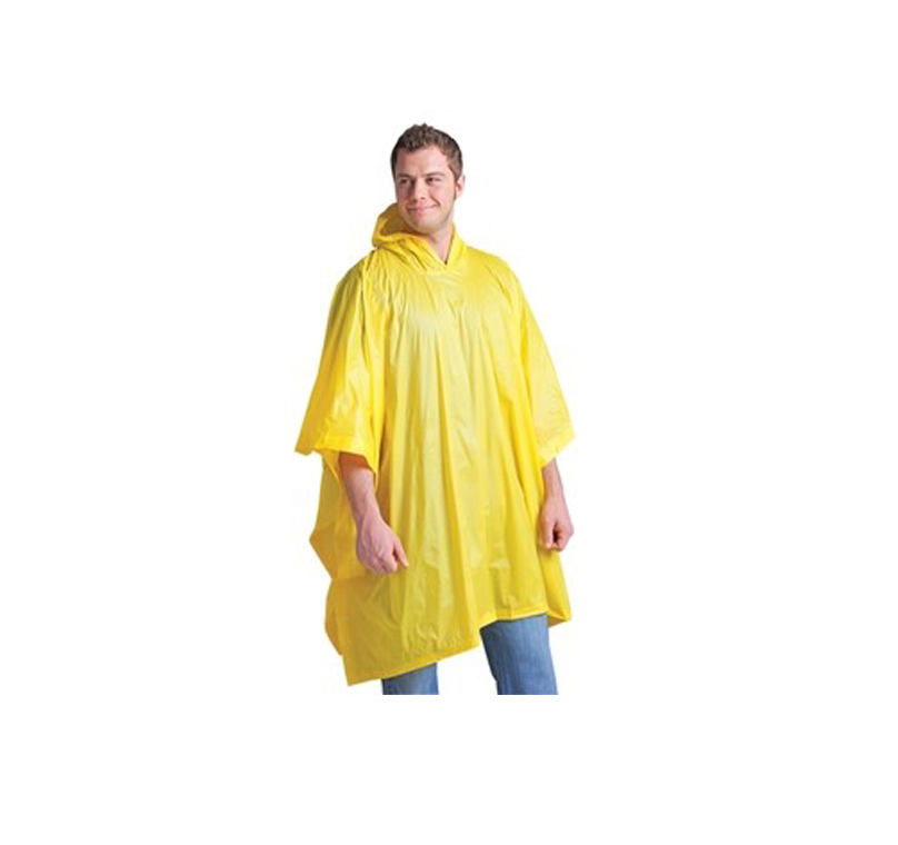 Adult Poncho Raincoat with Hoods Multicolor