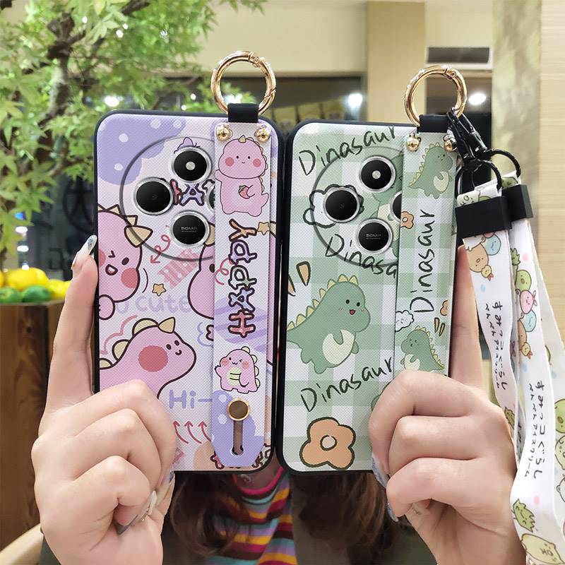 Lanyard Soft case Phone Case For Redmi 14C 4G/14R 5G/A3 Pro 4G/POCO C75 protective Waterproof Silicone Cartoon ring Cute