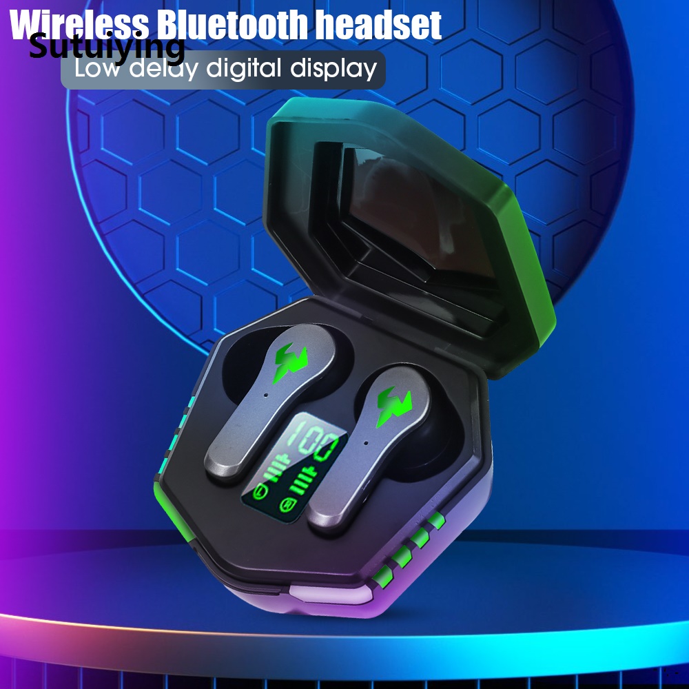 Sutuiying Plug Music Sports Stereo Digital Display Headphones Noise Cancelling N35 Game Bluetooth Wireless Headphones Sound Bluetooth Headphones Earphones