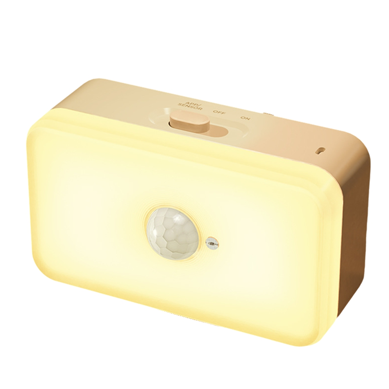 OUMERY Tuya WiFi Human Motion Detection PIR Sensor Warm White Light Sensor Night Light Smart Home Voice Remote