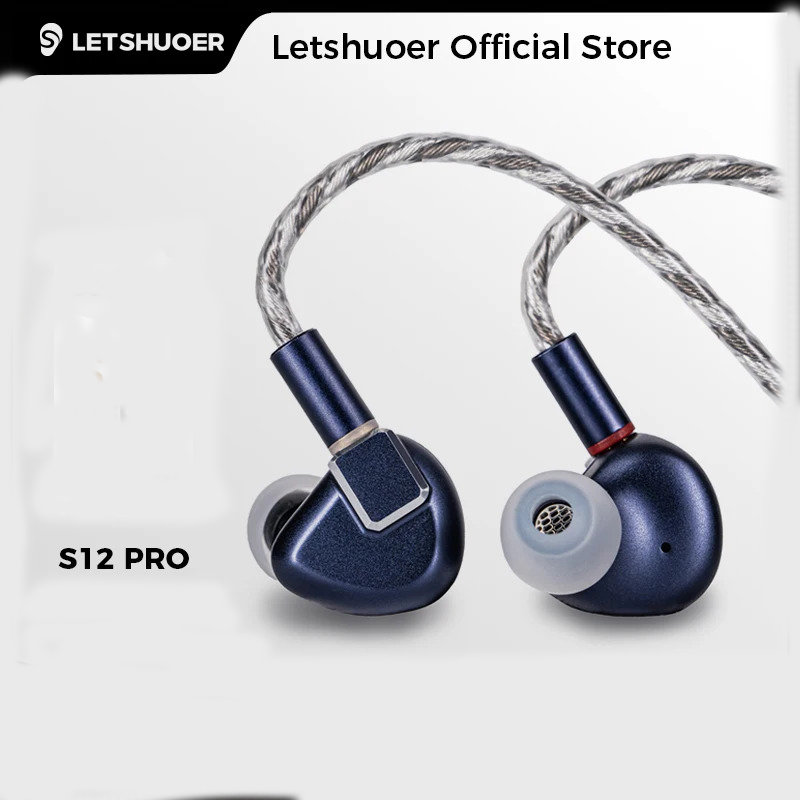 Letshuoer S12 PRO/S12 Wired In-ear Hifi Earphones Planar Driver IEMs Hi Fi Headphone Audio Monitor