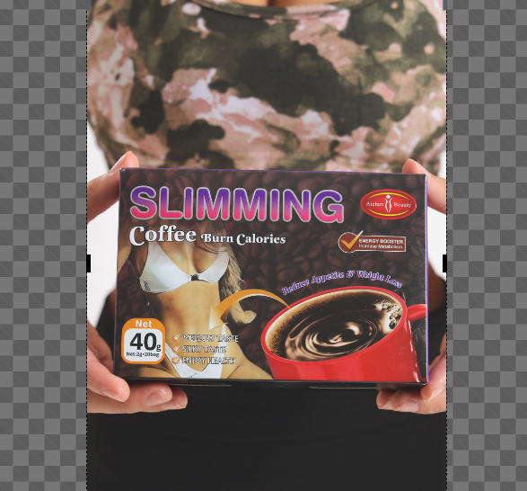 Magic Slimming Coffee - Weight Loss & Fat Burner Instant Coffee Mix with Natural Ingredients to Boost Metabolism, Curb Appetite, and Support Detox - Box of 20 Sachets