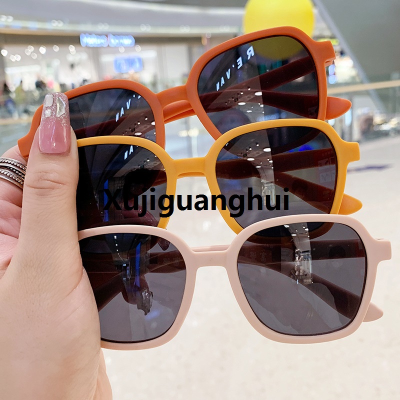Xujiguanghui Ineverlefte New Kids Sunglasses Square Children Sunglasses Boy Girl Stylish 2025 New Goggles Baby Student Eyeglasses Party Eyewear UV400 Gafas De Sol
