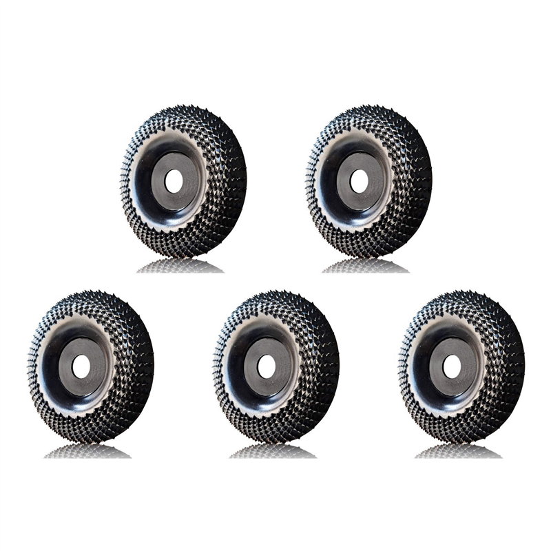 fasdaga 5X Grinder Wheel Disc 4 Inch Wood Shaping Wheel, Wood Grinding Shaping Disk for Angle Grinders with 5/8inch Arbor