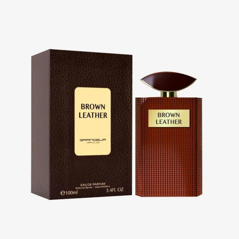 Grandeur Brown Leather Premium Perfume For Men -100 ml