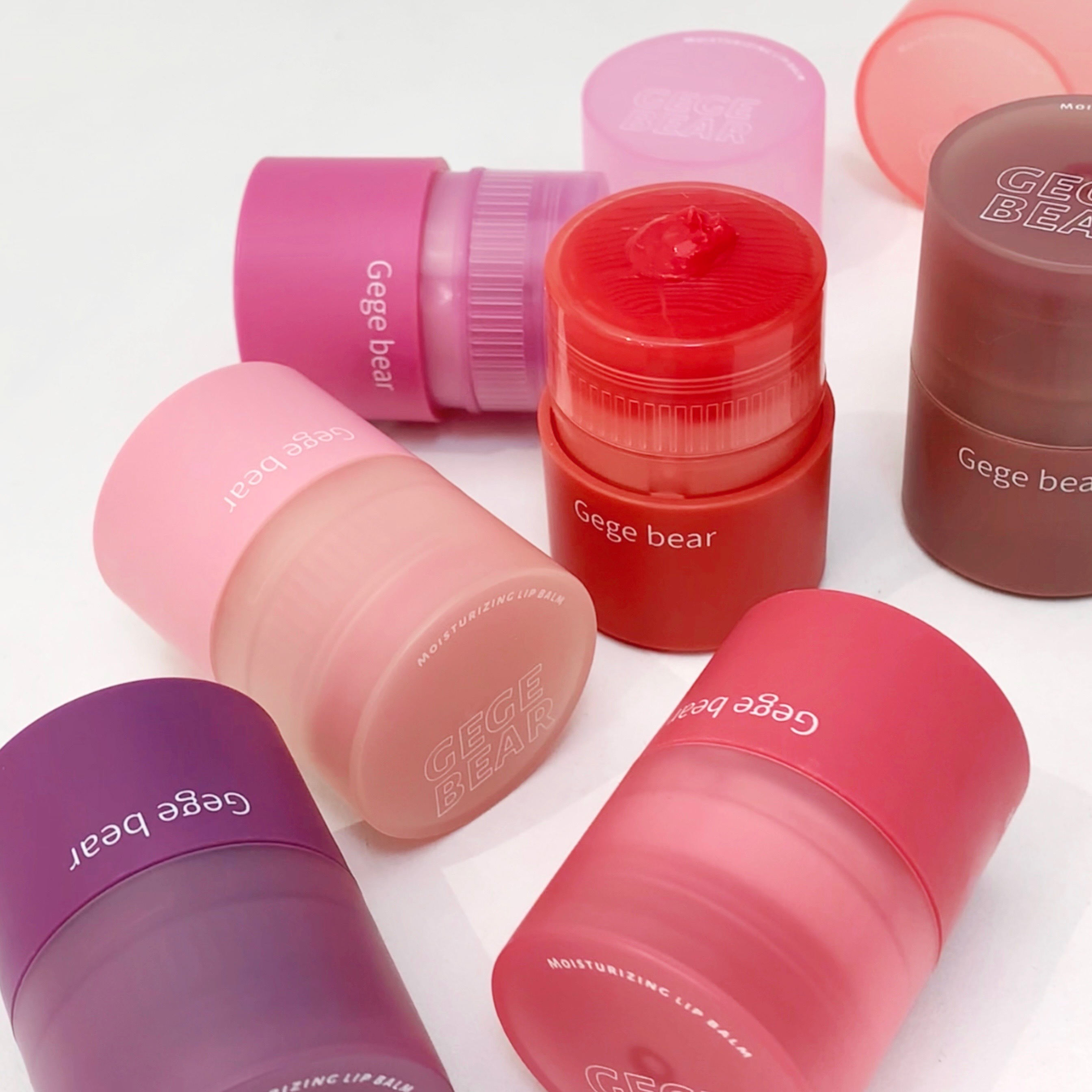 Gege Bear Tender Young Girl Lip Oil Moisturizing Water Light Jelly Lip Gloss | Transparent Color Essence Lipstick | Hydrating Plumping Lip Care Gloss for Women & Girls