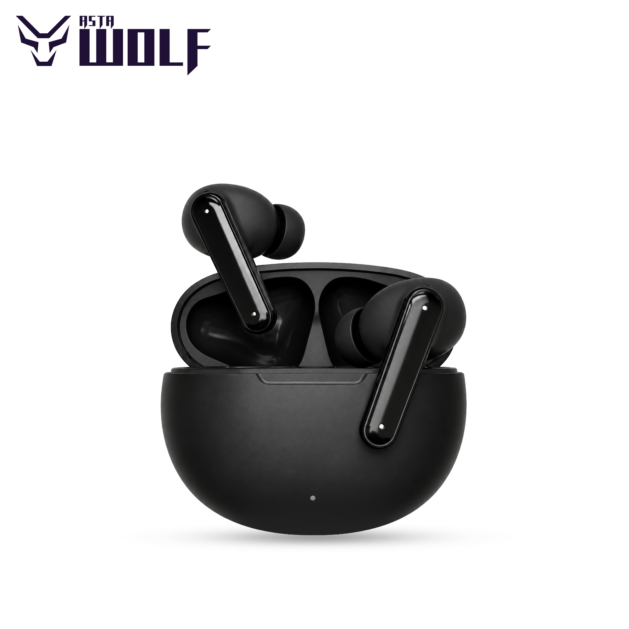 (New Launch) Asta WOLF Strike Wireless Earbuds | 45H Playtime | Dual ENC Noise Cancellation | Bluetooth 5.3 | Fast Charging | Black, White & Blue - image 1