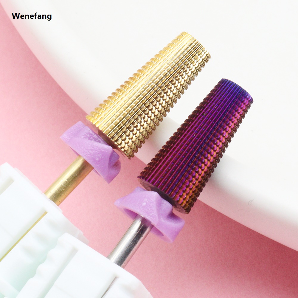 Wenefang Double Hand Use 5 In 1 Tungsten Steel Nail Milling Drill Bits, Multi-Functional 2025 New Carbide With High Hardness For Long-Term Gel Rem