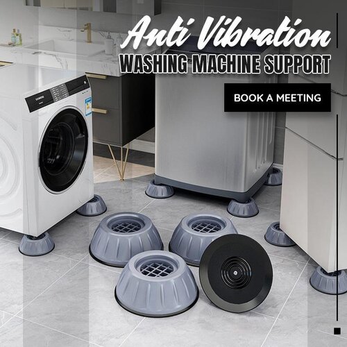 4Pcs Set Washing Machine Anti Vibration Shock Pad Refrigerator Large Appliances Furniture Rubber Mat Protect Floor