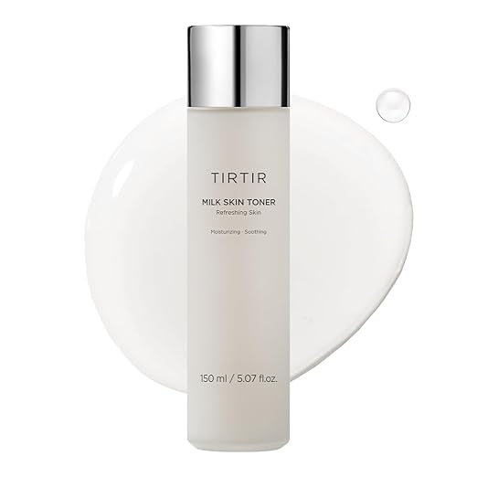 Tir tir Milk Skin Rice Toner | Deep Moisturizing, Hydrating Toner for face | Niacinamide, Ceramide, Rice Bran Extract | Nature-Oriented Ingredients for Korean Skin Care | Vegan, (150 ml)