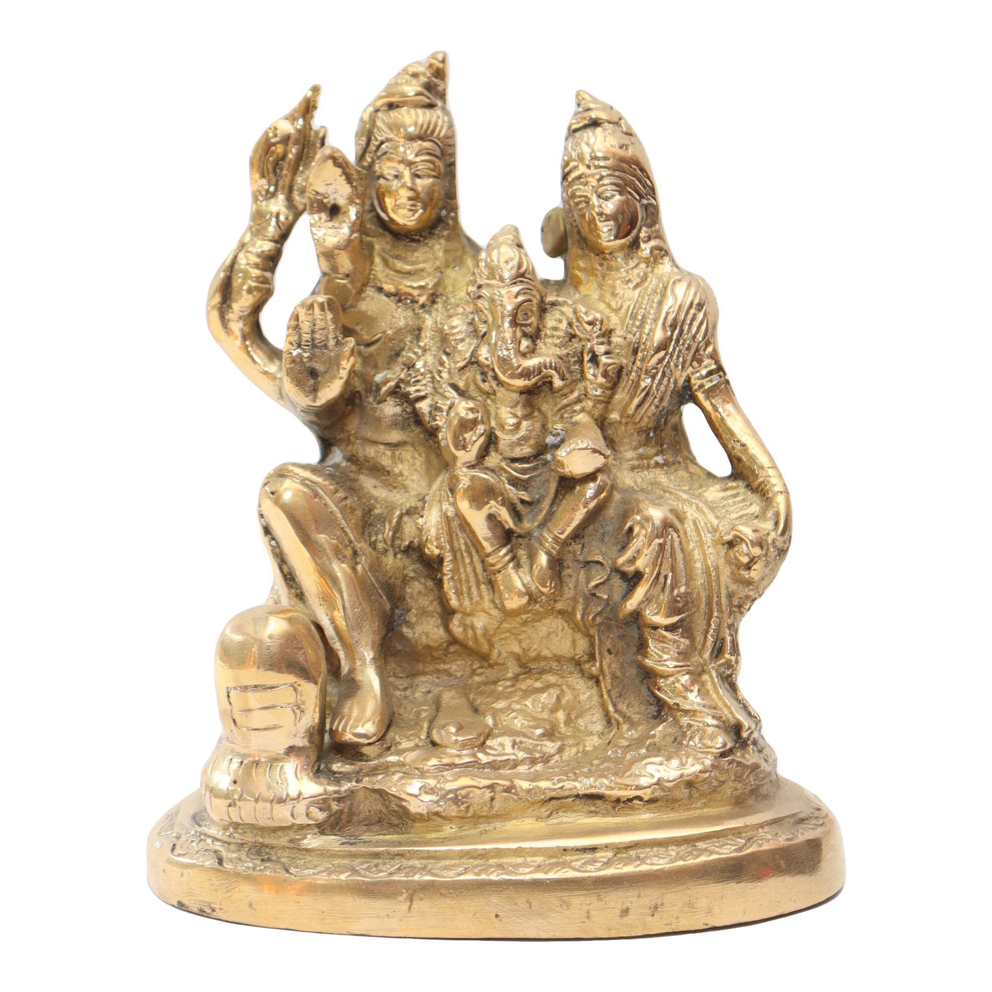 God Shiv Parivar Statue 6Inch Workship Idol Murti 1.476Kg