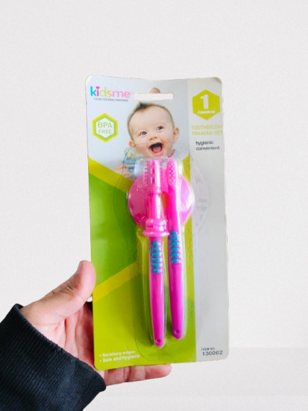 1 Piece Kidsme Toothbrush Training Set - Fun, Safe, and Effective Oral Care for Toddlers, Encouraging Healthy Brushing Habits and Independence from an Early Age