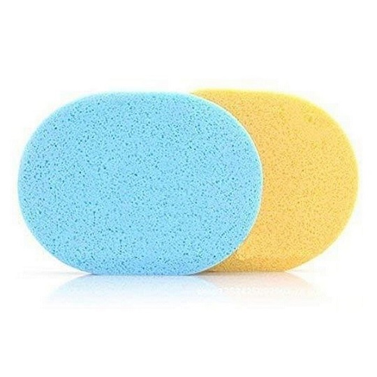 Facial Cleaning Wash Pad Puff Sponge-Face Wash Pad Puff (Set Of 2)