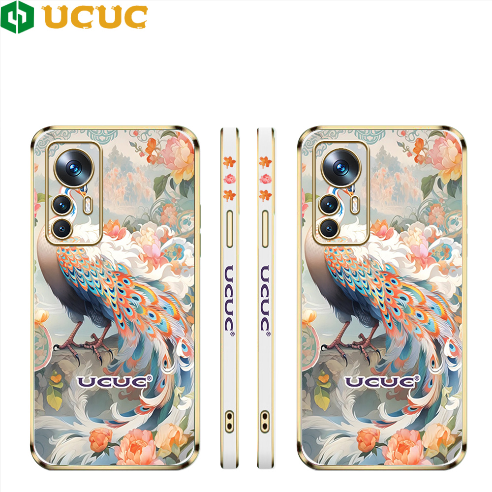 UCUC for Xiaomi Mi 10T / 10T Pro Back Cover + kitty Mirror Holder Luxury 6D Plating Phone Case