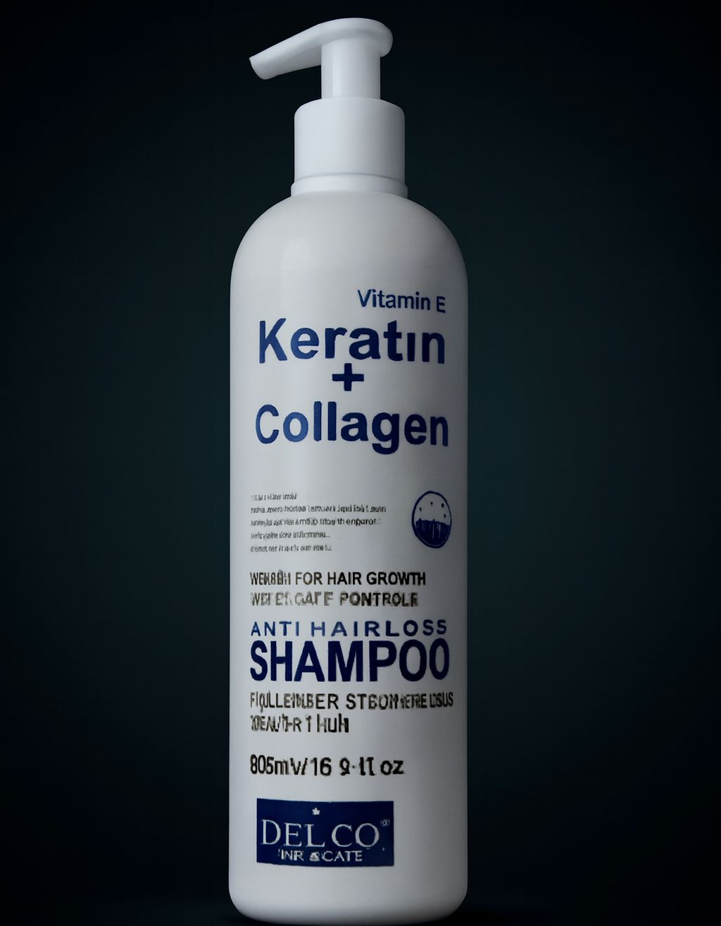 Delco Hair & Care Anti Hair Fall Keratin + Collagen Vitamin E Shampoo 500ml