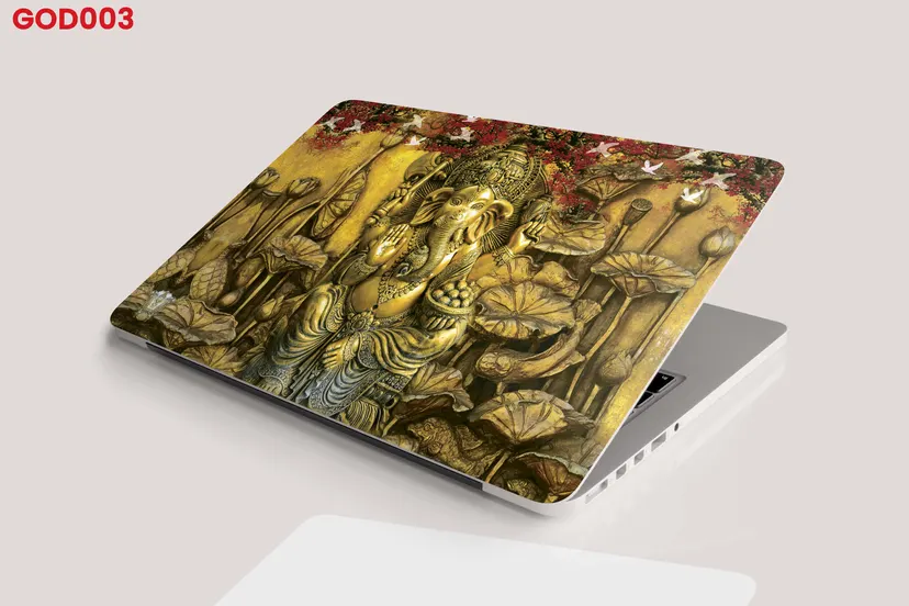 Ganesh Vinyl Laptop Skin/Sticker/Cover/Decal Compatible for Any 15.6 Inches Laptop(HP/Dell/Sony/Acer/Lenovo/ASUS. Etc) Or Notebook