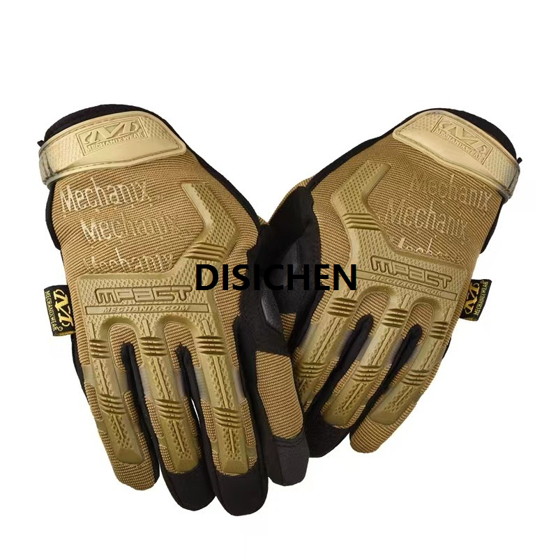 DISICHEN Tactical Full Finger Super Tech Outdoor Sports Cycling Fitness Touch Screen Gloves with Anti-slip Design