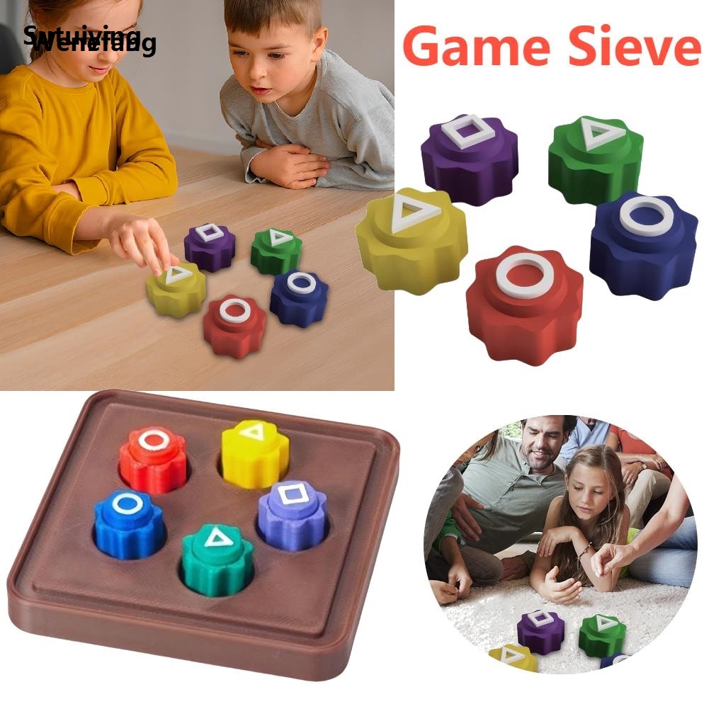 Wenefang Sutuiying 5PCS Plastic Gonggi Korean Game Chess Piece Right Angle Sieve Cube 【2025 Version】 Sales promotion For Puzzle Game Valentine's Day Party Toys Puzzle Game 2025