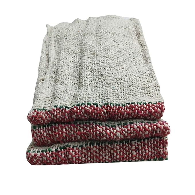3 Pcs Cotton Floor Home Kitchen Wet & Dry Cleaning Sweeping Duster Mop Cloth 28inchX30inch