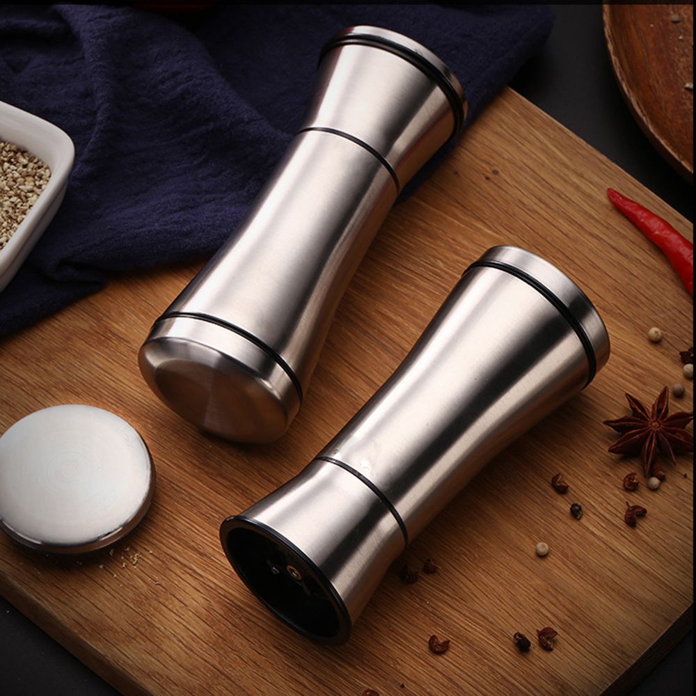 Manual Stainless Steel Gadgets Salt Mill Kitchen Tool Pepper Grinder Spice Herb Grinder