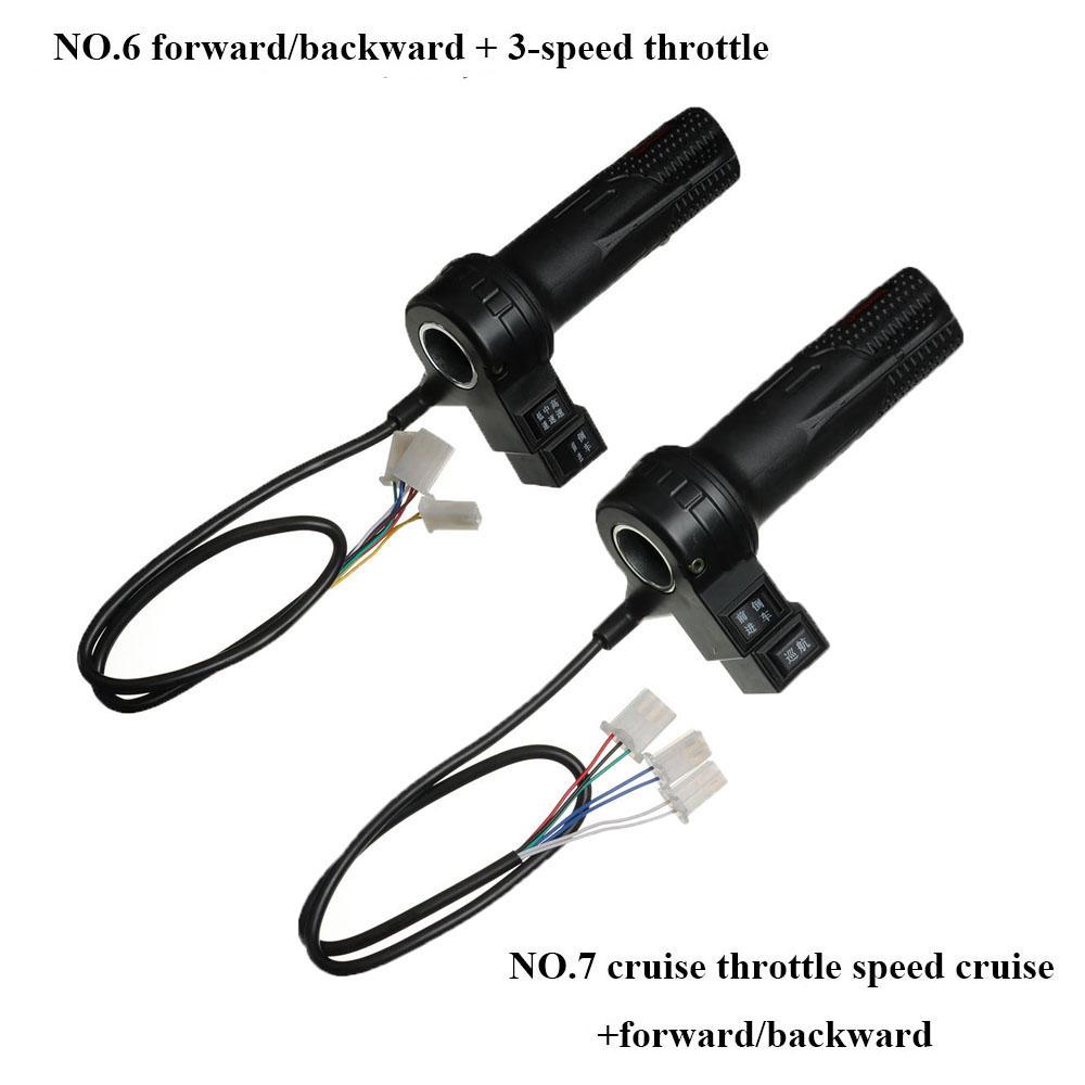 36V 48V Twist Throttles Electric Cycling Throttle Grip E-Bike Twist Throttle Speed Handlebar Throttle Electric Scooter Parts