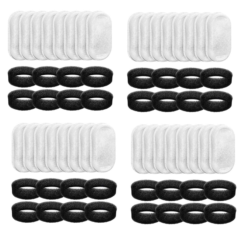 NAMUNY 16x Cat Water Fountain Filters for 108Oz/3.2L and 67Oz/2L Adjustable Water Flow Pet Water Fountain,Cat Water Fountain