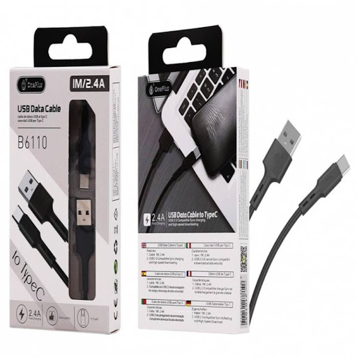 Type-C Data Cable Fast Charge 1M, 2.4A ‎‎B6110