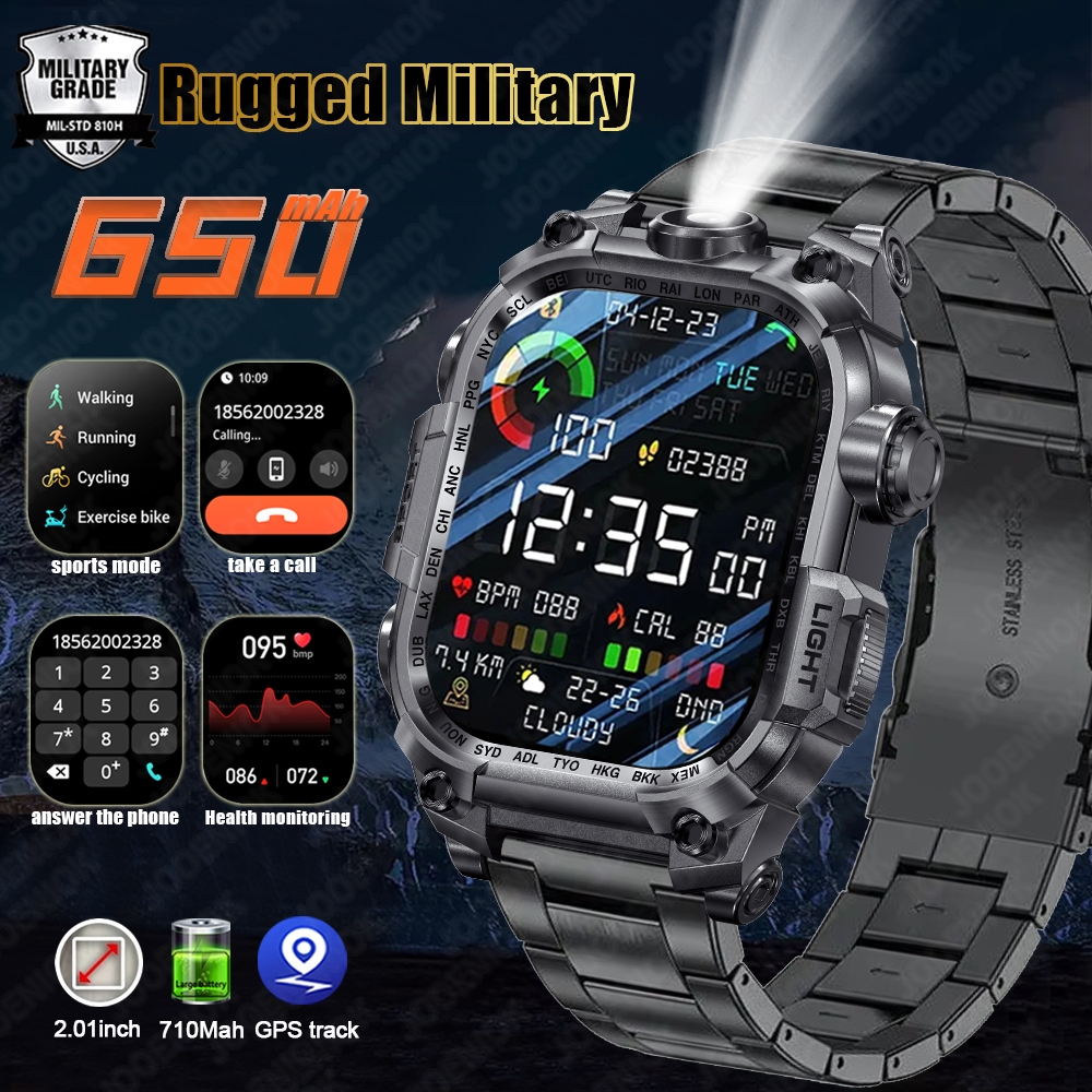 Linman 2024 New For Huawei Xiaomi 2..01 Inch Smart Watch Men 650 mAh BBargain price attery Fitness Tracker 150+ Dials Bluetooth Call Smartwatch Man