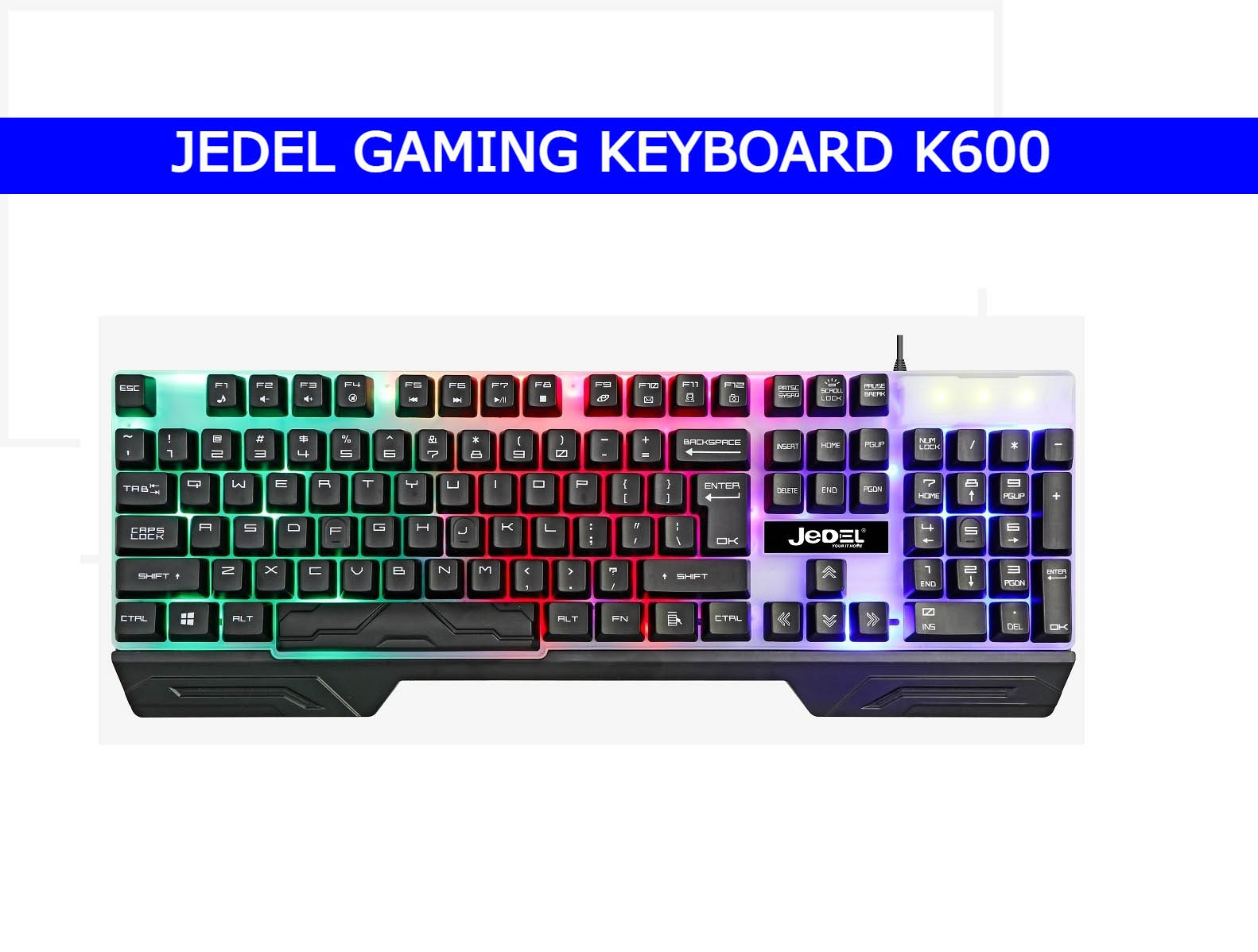 Jedel K600 Gaming RGB Backlight Keyboard