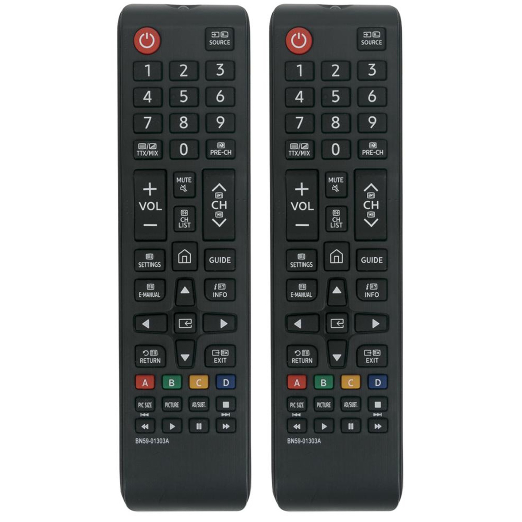 Spreeshop 2X BN59-01303A Replaced Remote Control UHD TV UE43NU7170 UE40NU7199 UE50NU7095