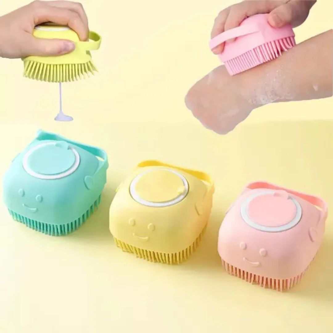 Babies, Pets & Adults Bath Brush - All-in-One Hair, Scalp & Body Care