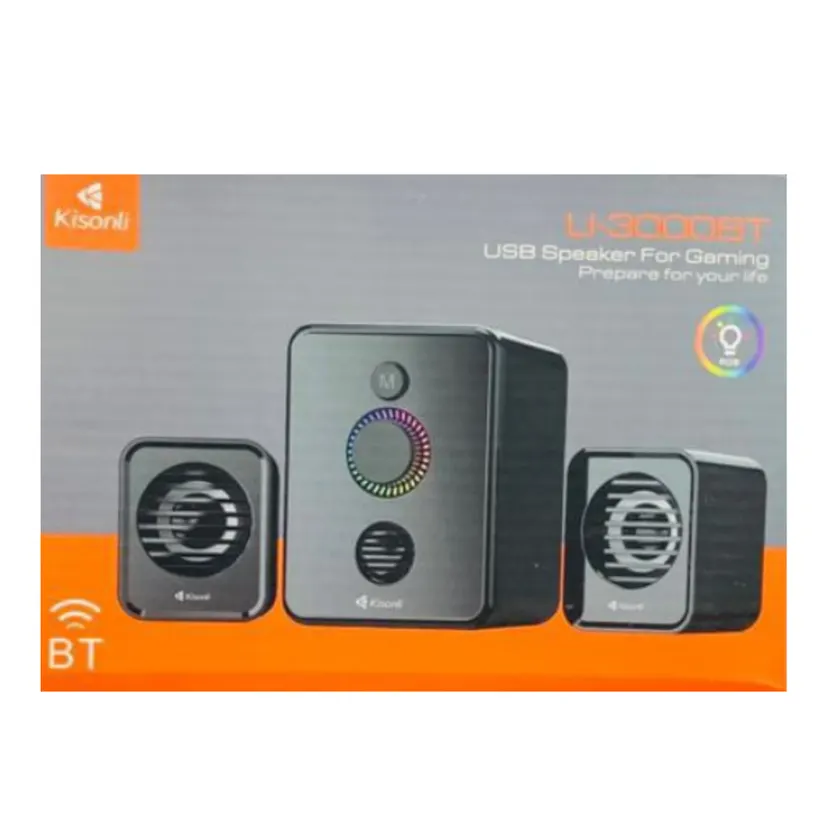 KISONLI U-3000 USB POWER 3.5AUX HOME COMPUTER SPEAKER