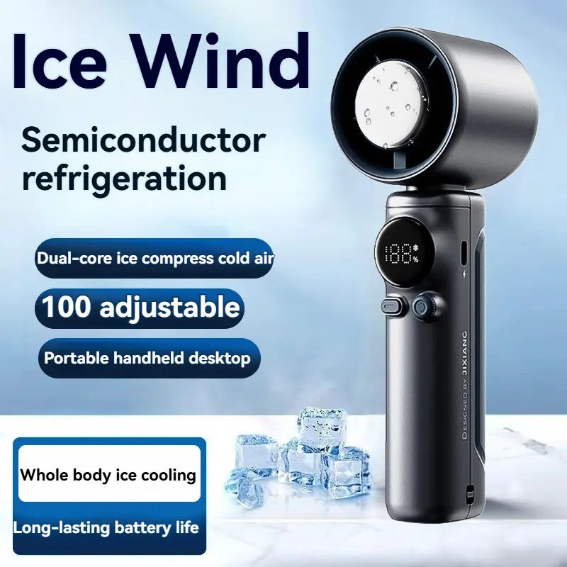 Amgras MetaHeld Fan Pro Portable Turbo Fan High Speed kipas mini fan cooler 100 Level Adjustment LED Display 20H 4000mAh