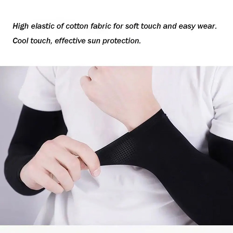 Set of protective UV arms for outdoor sports for 1 pair of cooling summer running and fishing gear