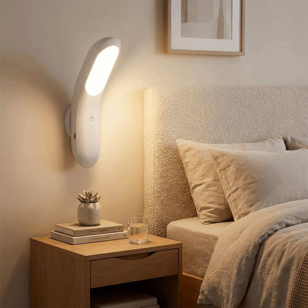 Creative Design Dual Use Power Supply LED Desk Lamp Soft Uniform Light Strong Flashlight Eye Protection Lamp Multi-Functional Design Compact Size Portable Night Light Bedroom Lighting