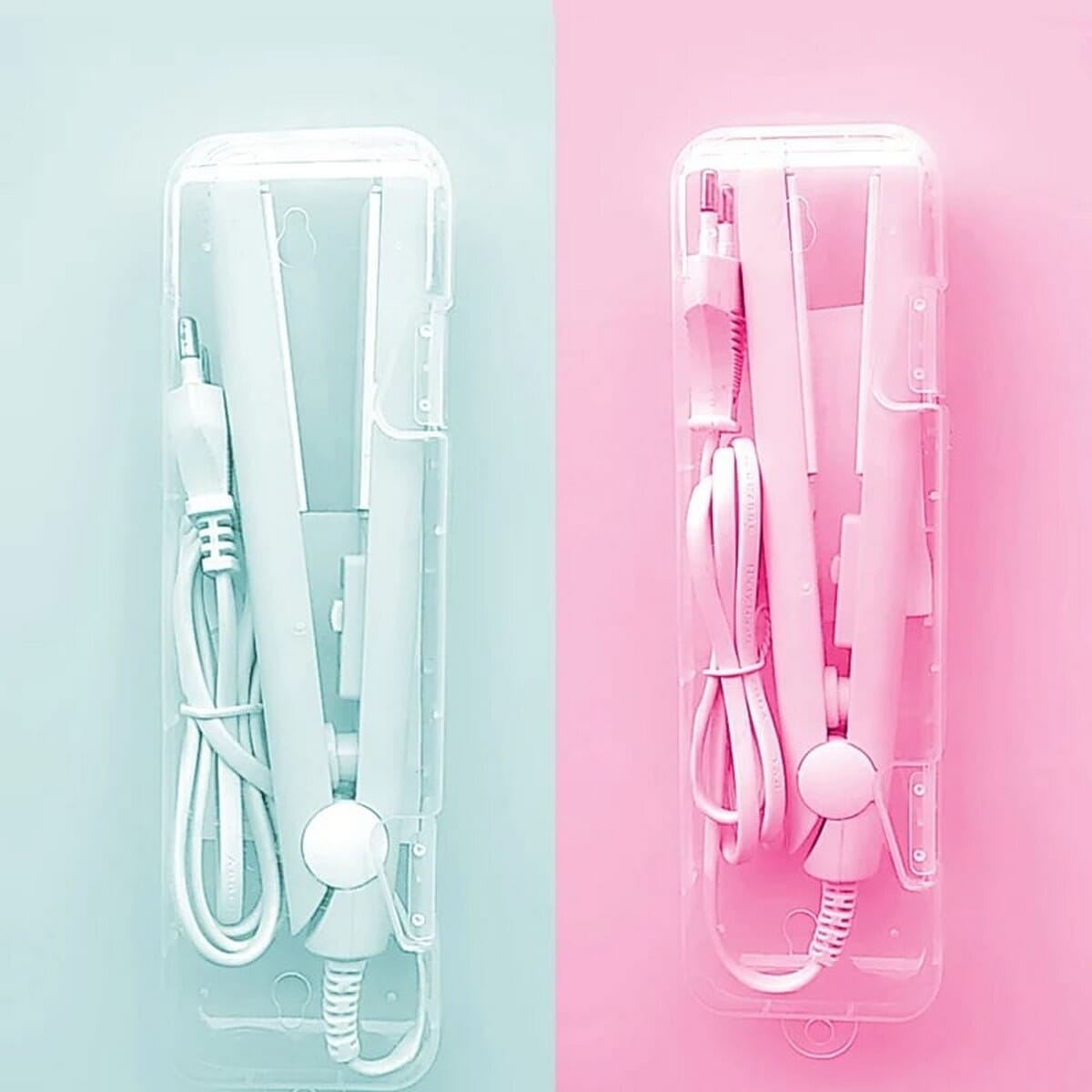Portable Ceramic Curling Iron and Hair Straightener