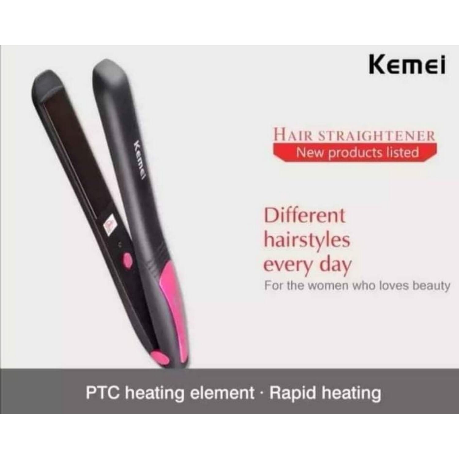 Kemei Professional Hair Straightener Km-329