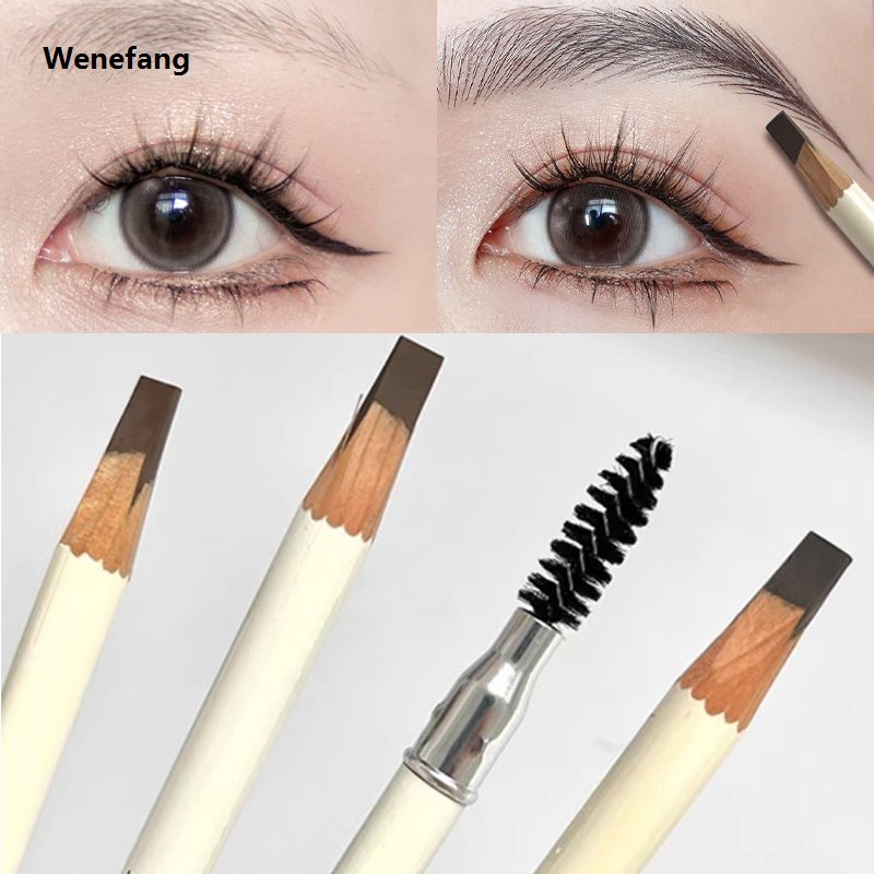 Wenefang OCHEAL 2 In 1 Eyebrow Dyeing Cream 3 Colors Waterproof Tinted Long-lasting Eyebrow Stamp Pencil Pomade Makeup Cosmetics
