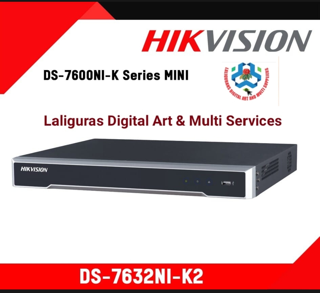 Hikvision 32-ch 1U 4K NVR With 2 Harddisk Supported