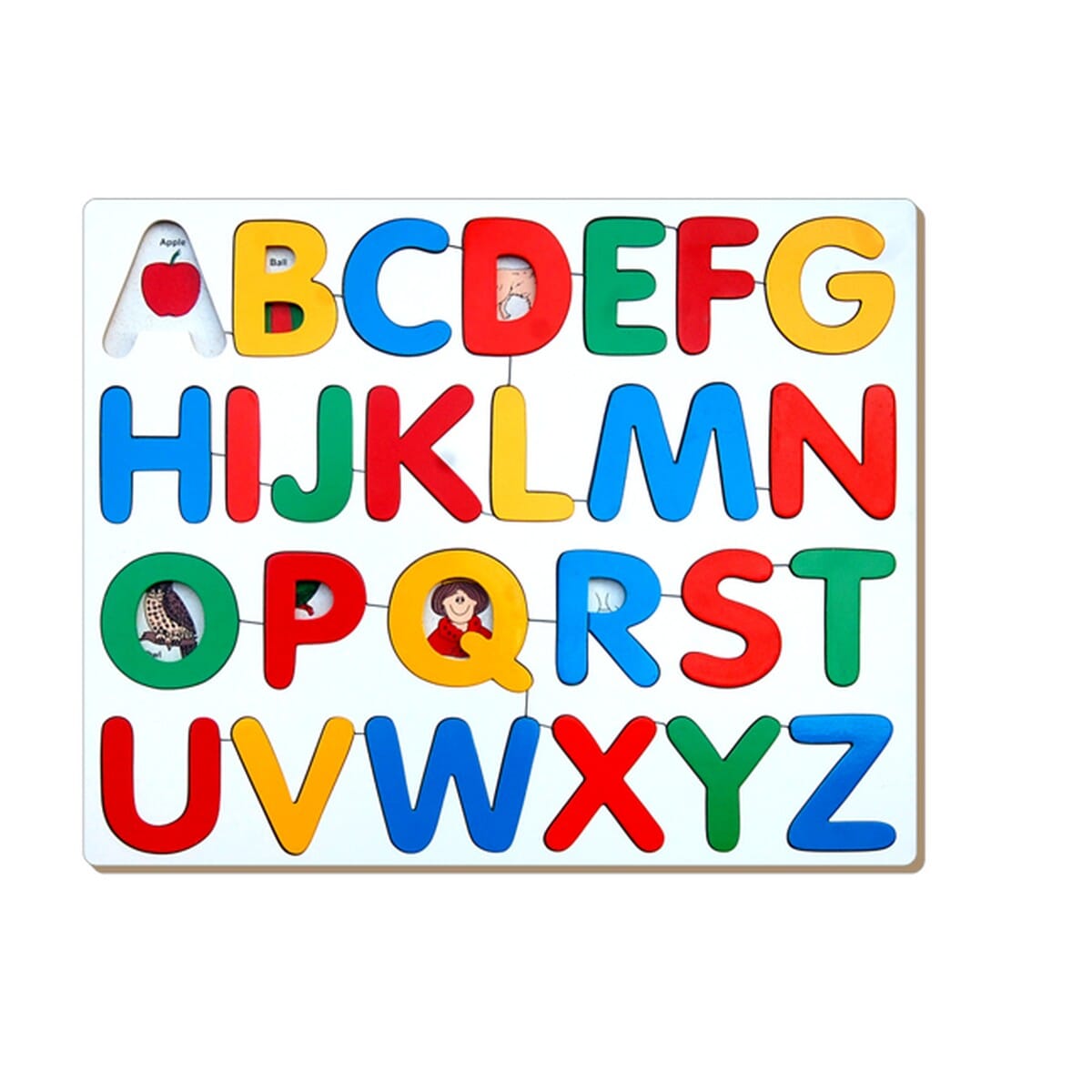 Little Genius Wooden Alphabet Picture Tray (ABC) AL-14